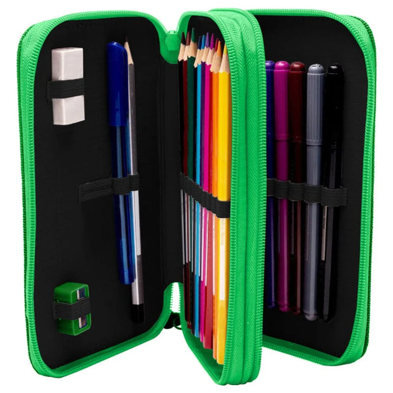 Astuccio Minecraft 2 Zip, Portacolori che Include 32 Accessori - Image 3