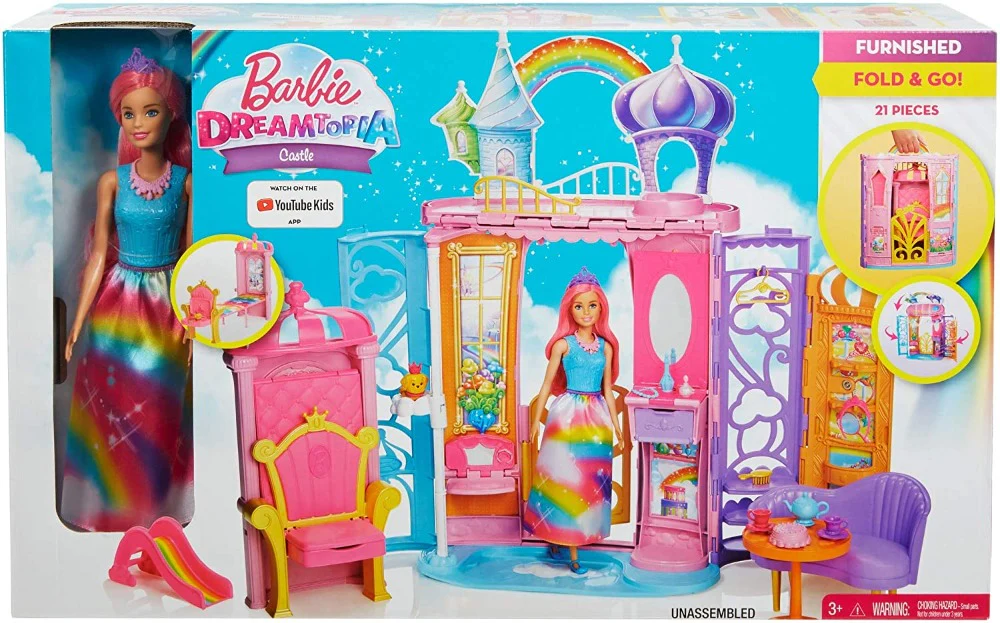 Barbie Castello Dreamtopia della Baia dell'Arcobaleno, Bambola e Accessori inclusi - Image 4
