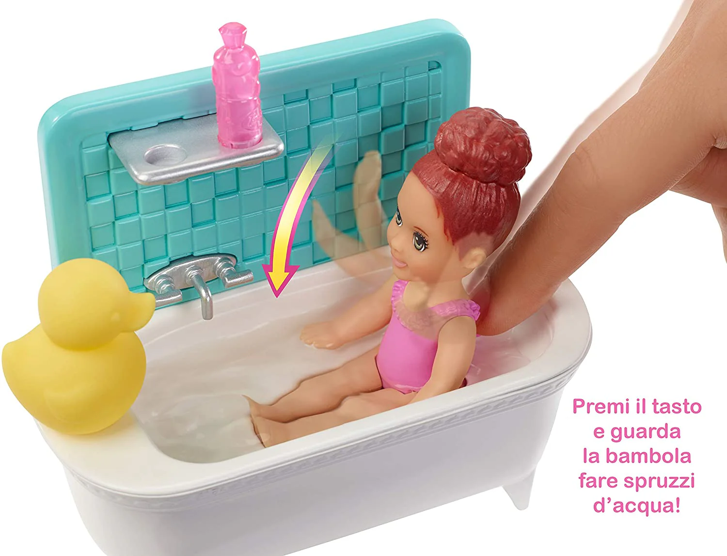 Barbie Skipper Babysitter con Vasca da Bagno e Accessori - Image 5