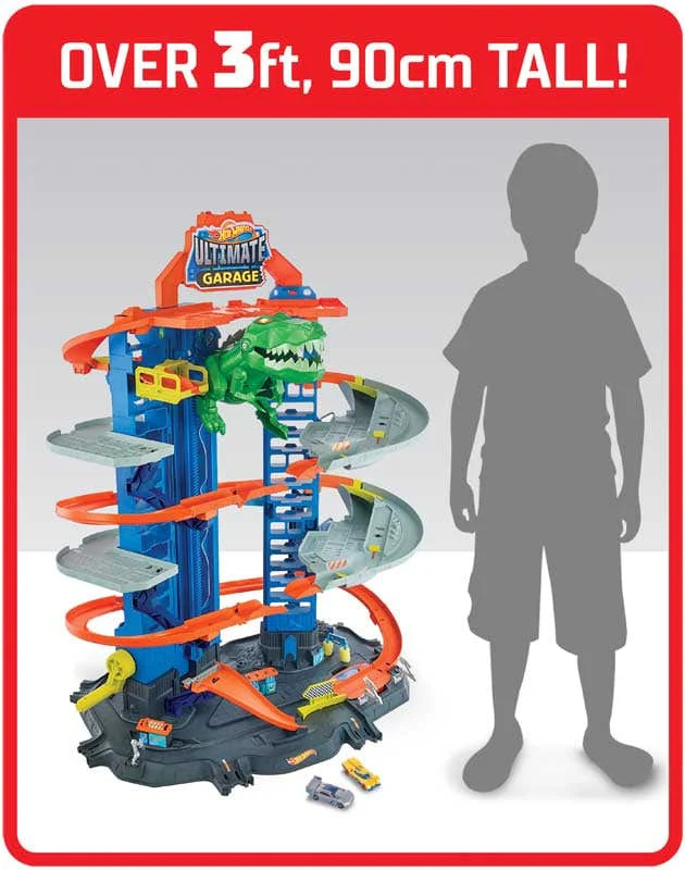 Hot Wheels City, Mega Garage T-Rex - Image 3