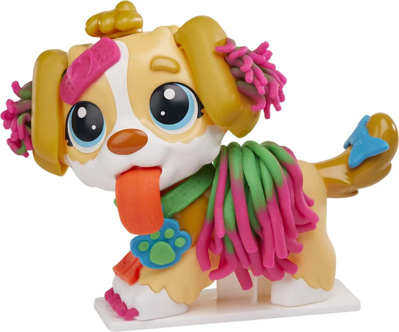 Play-Doh Set da Veterinario, playset con cane giocattolo, include 5 colori di pasta da modellare - Image 3