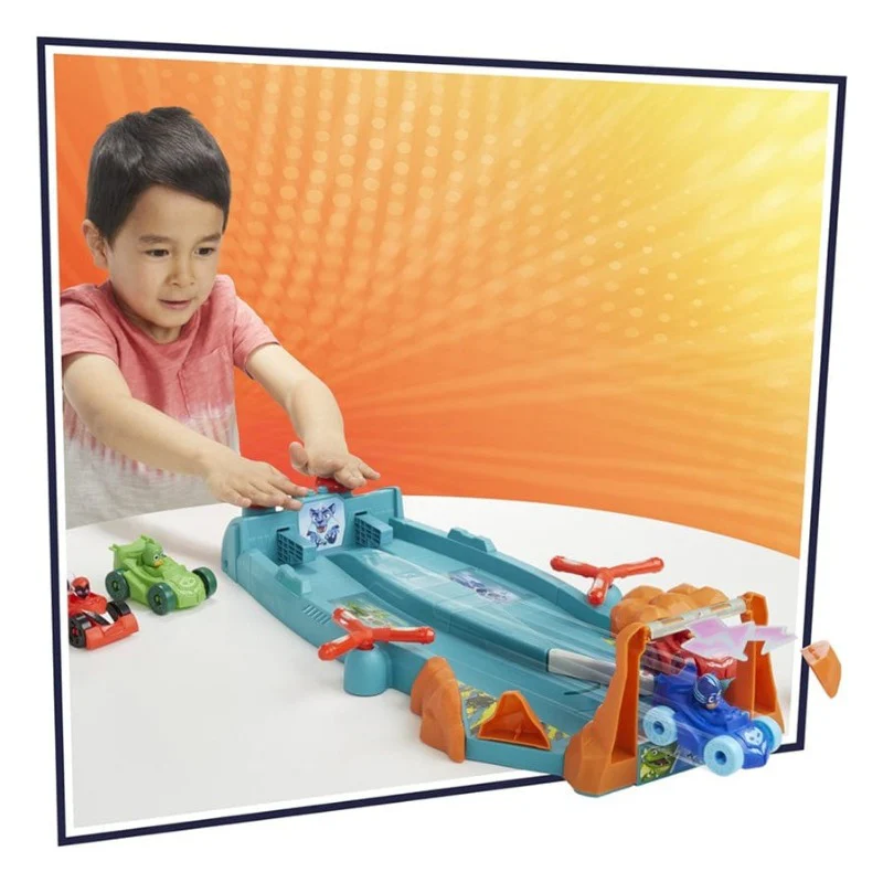 Super Pigiamini Animal Power, Pista con Lanciatore e Veicoli Pj Masks - Image 3